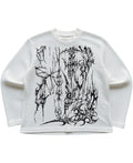 BONE CIRCUIT  WAFFLE KNIT FULL SLEEVE