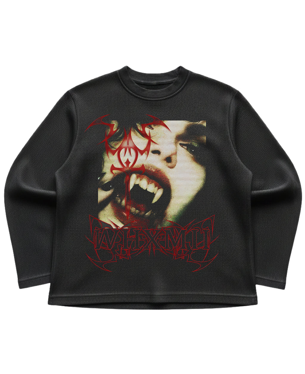 VAMPIRE WAFFLE KNIT FULL SLEEVE